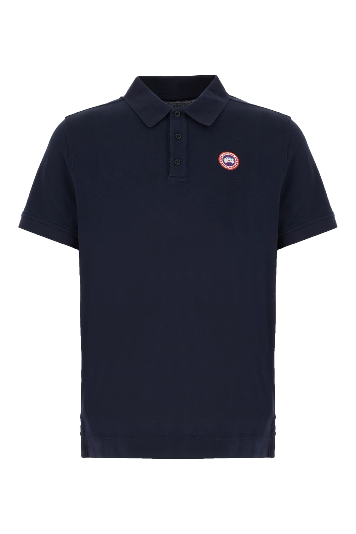 Canada Goose Navy Blue Piquet Polo Shirt