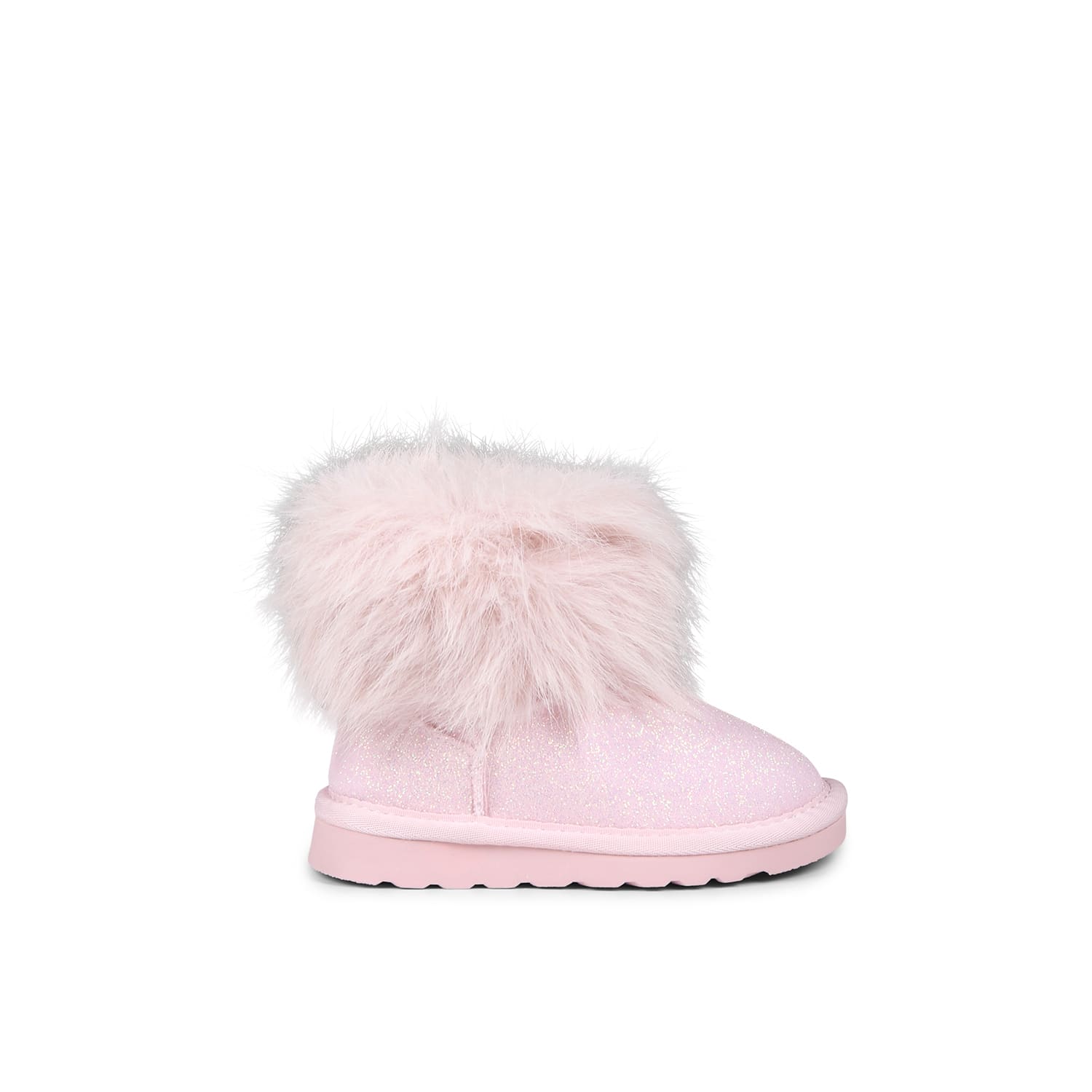 Monnalisa Pink Ankle Boots For Girl With Herat