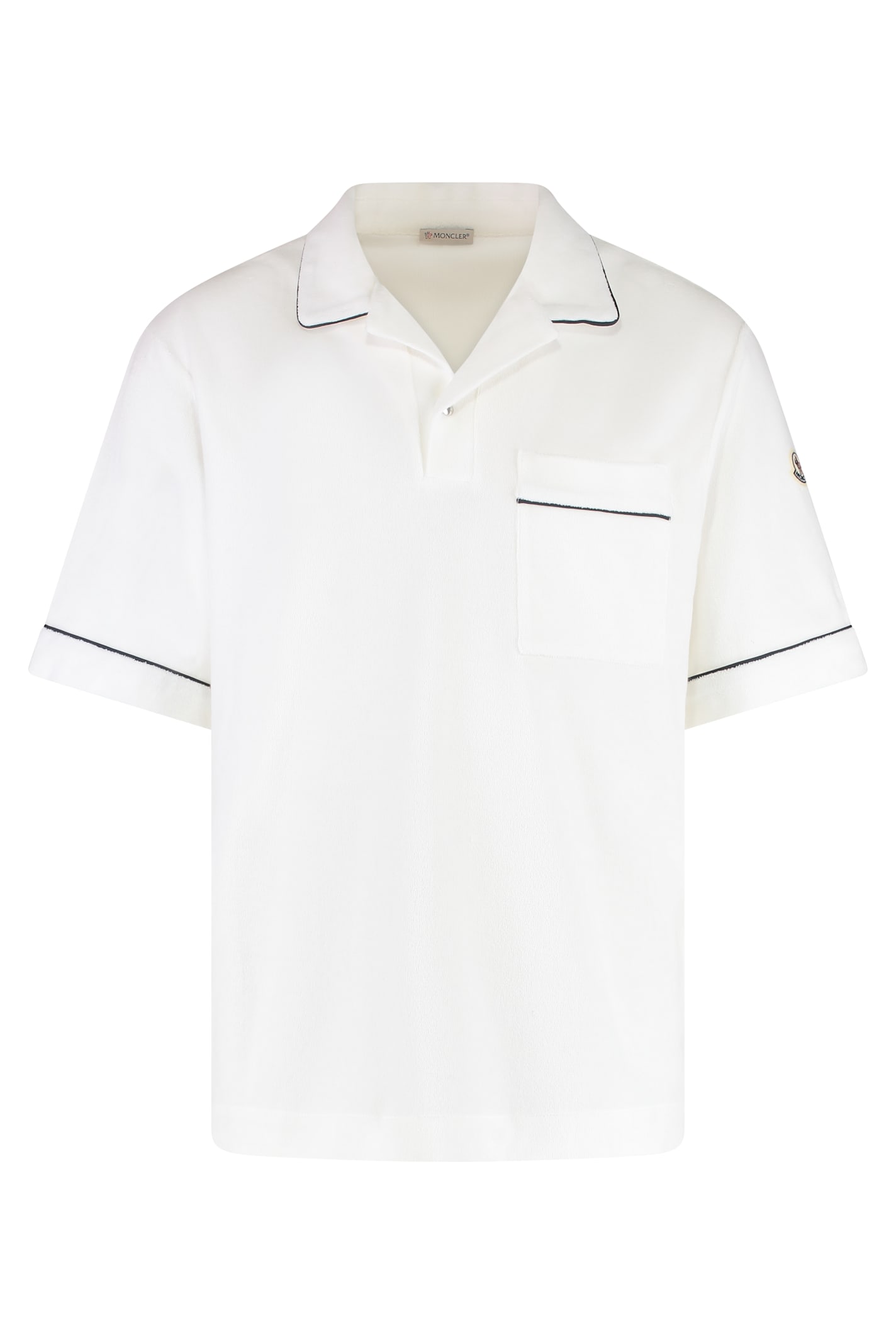 Moncler Towelling Polo Shirt