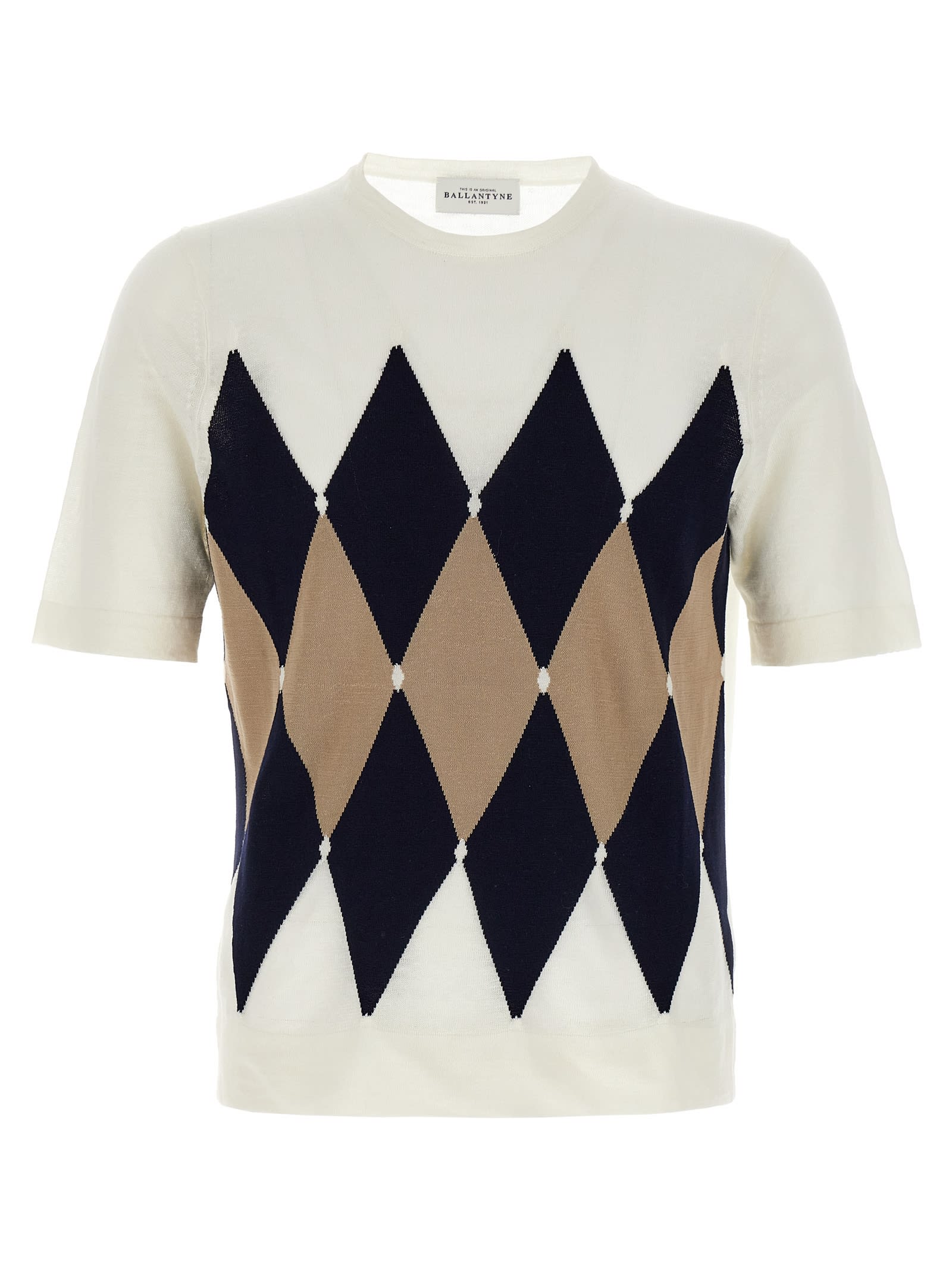 Ballantyne argyle T-shirt