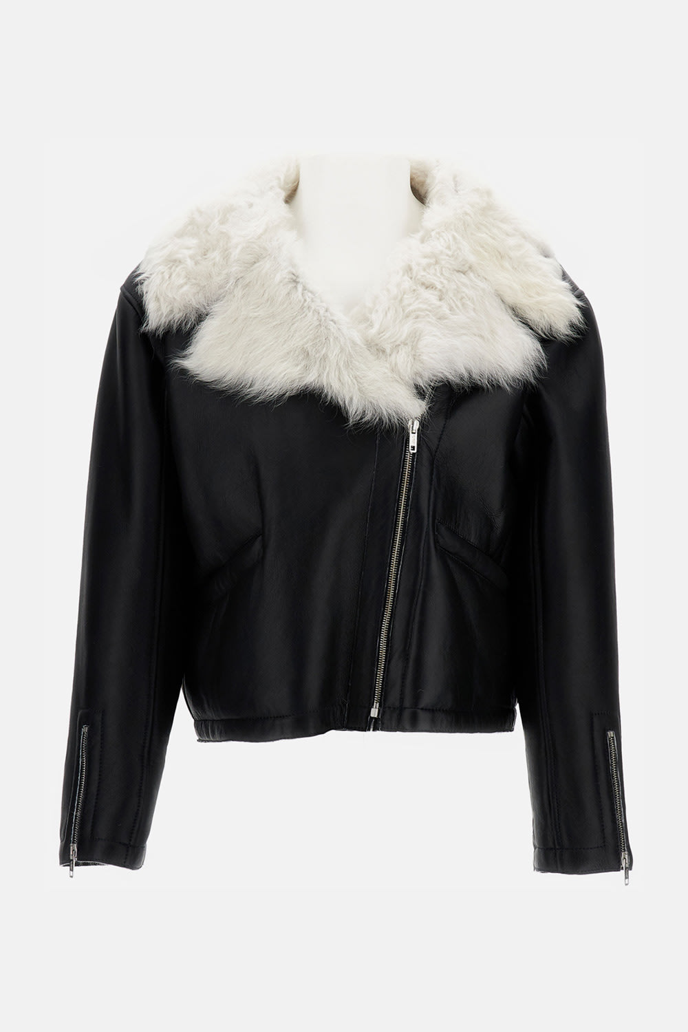 Durazzi Milano Shearling Biker Jacket