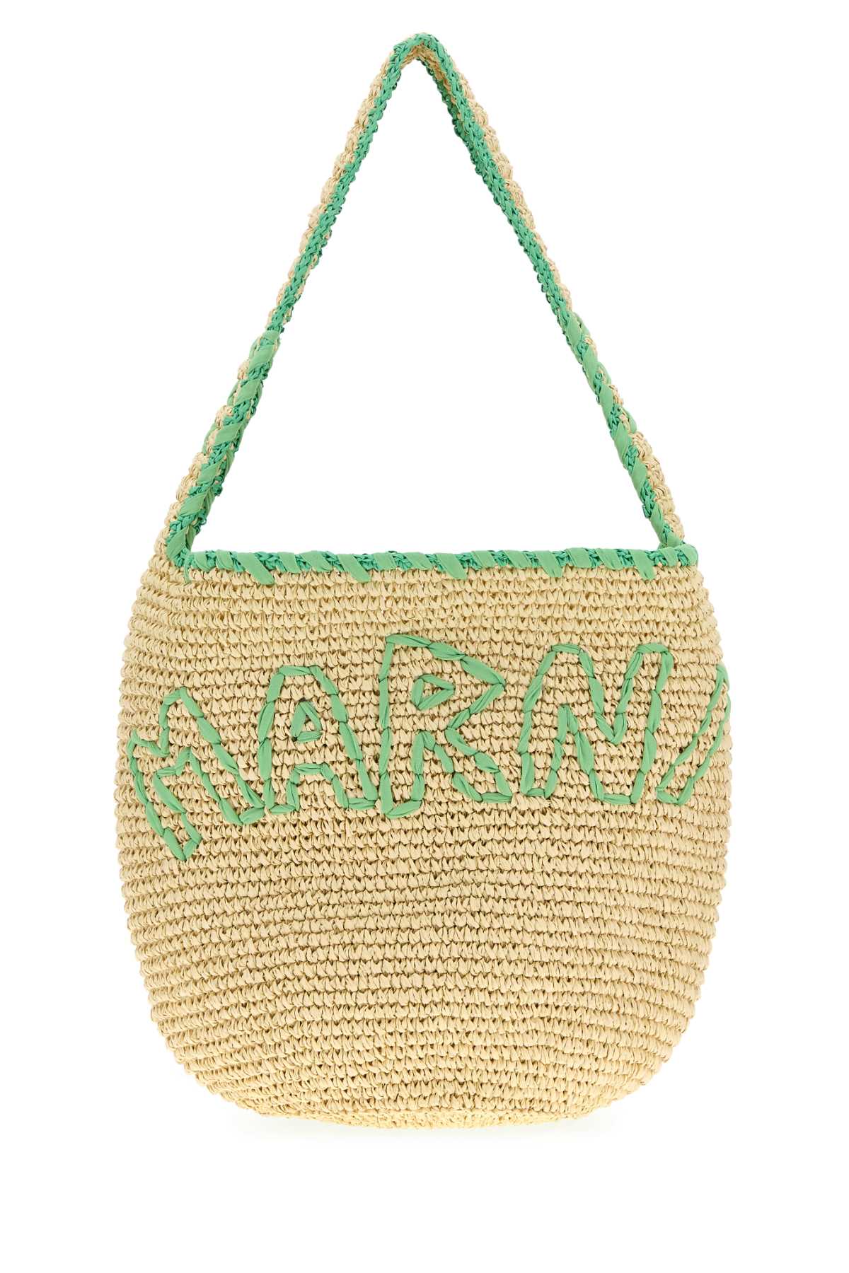Marni Raffia Shopping Bag