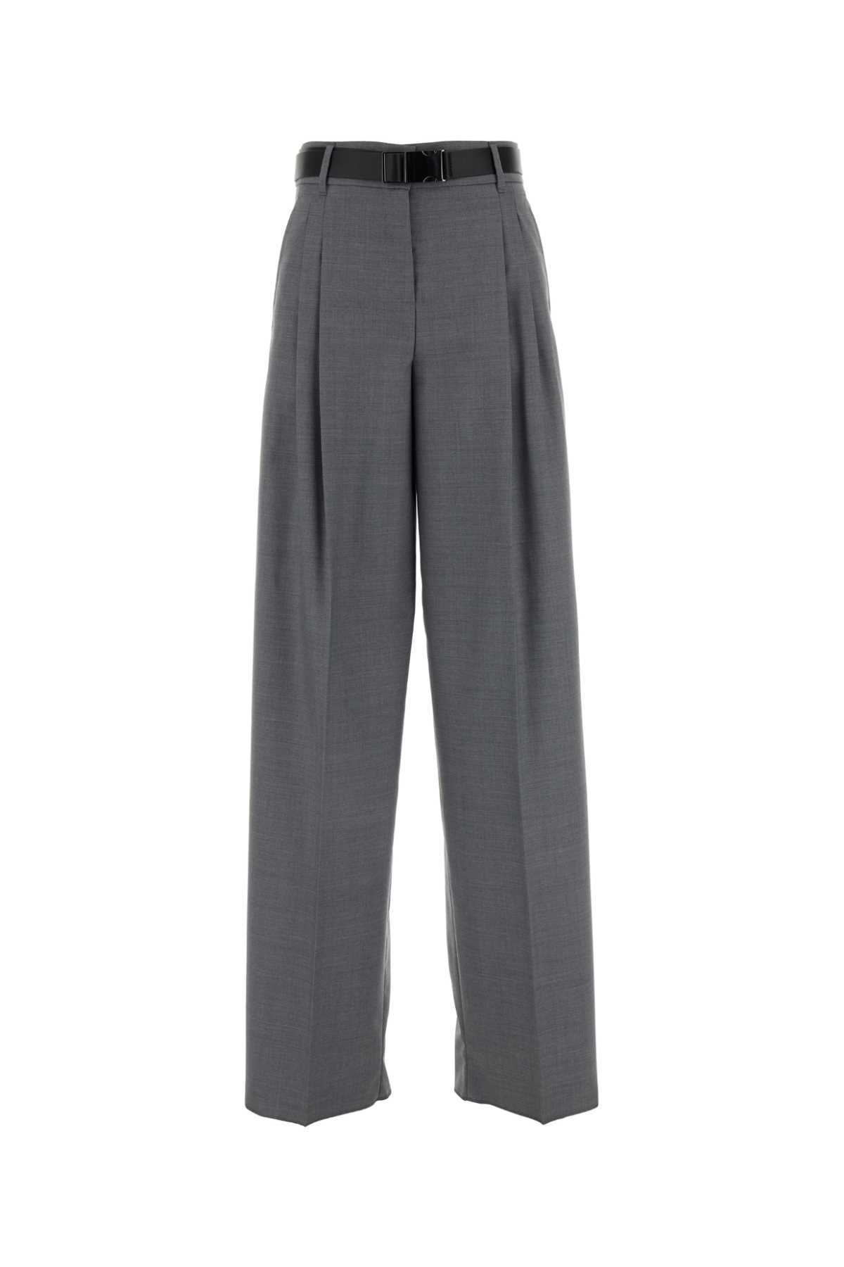 Max Mara Studio Grey Gabardine Juanita Pant