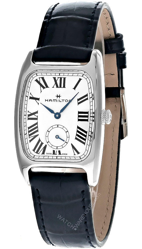 HAMILTON American Classic Boulton L Blue Leather Women's Watch H13421611