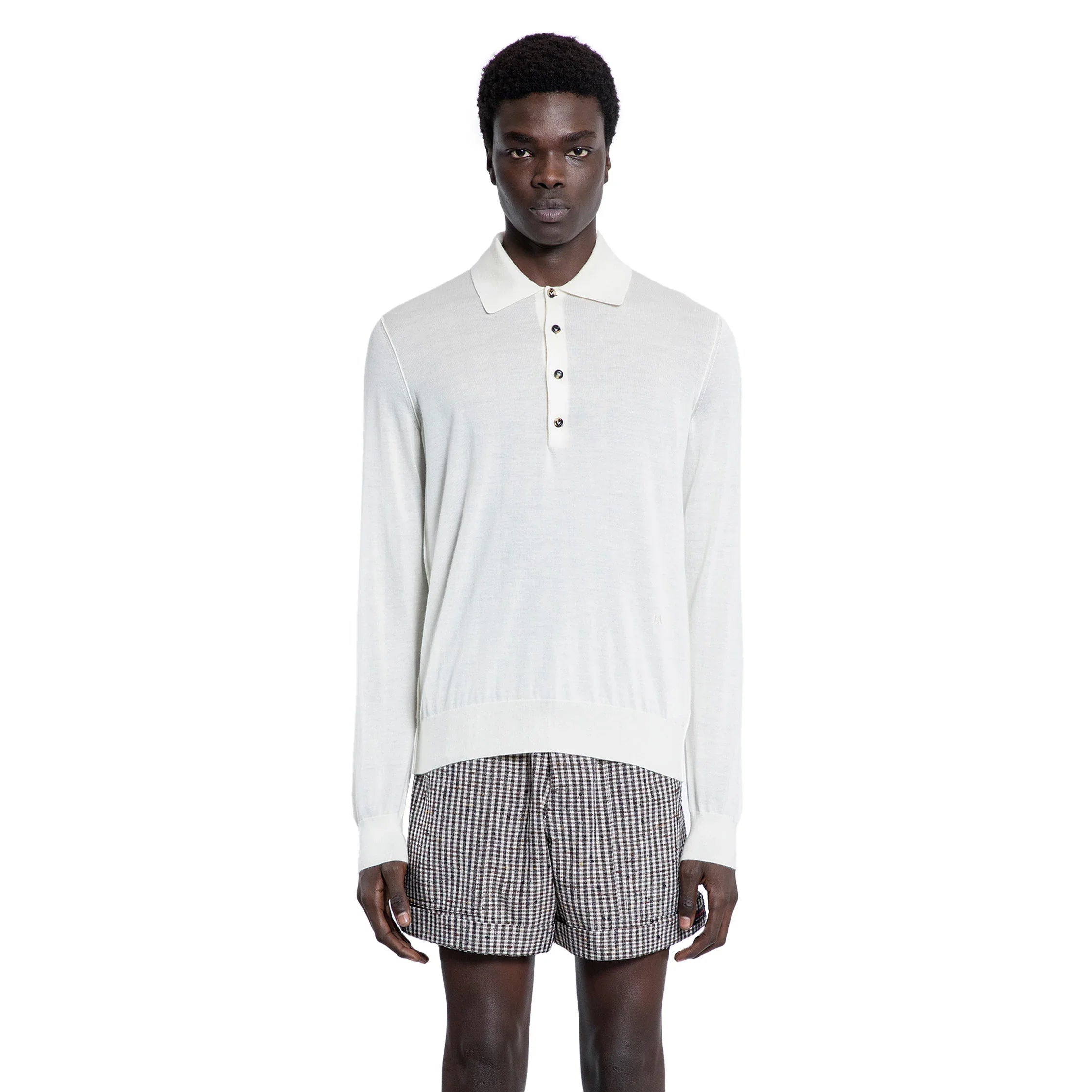 Light Fine Cashmere Knit Polo