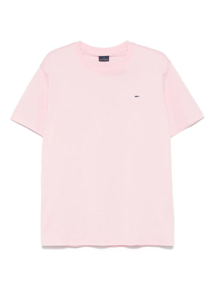 Paul & Shark Logo Patch Cotton T-Shirt Clothing