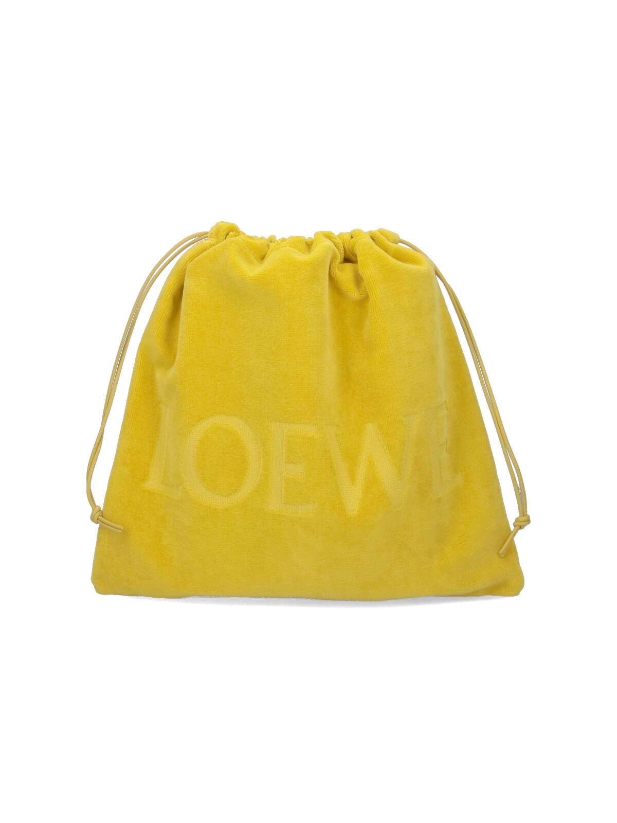 Loewe Paula's Ibiza Logo 毛巾布手拿包