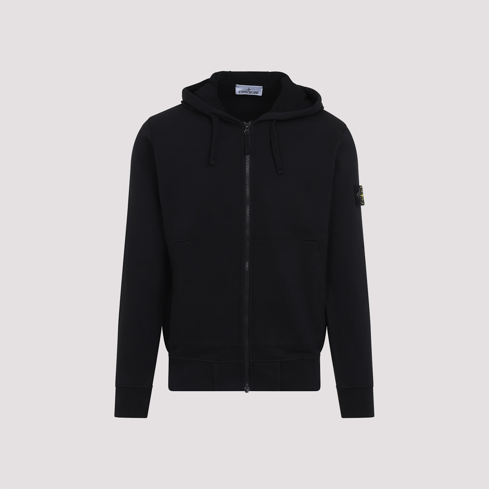 Stone Island Zip-up Drawstring Hoodie