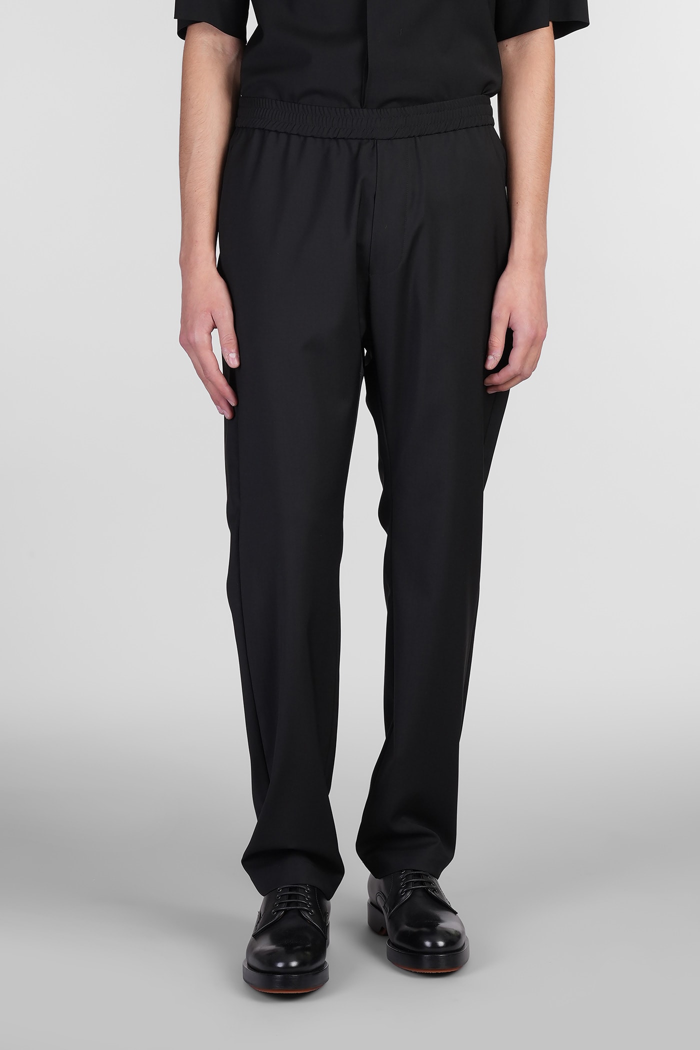 Barena Riobarbo Pants In Black Wool