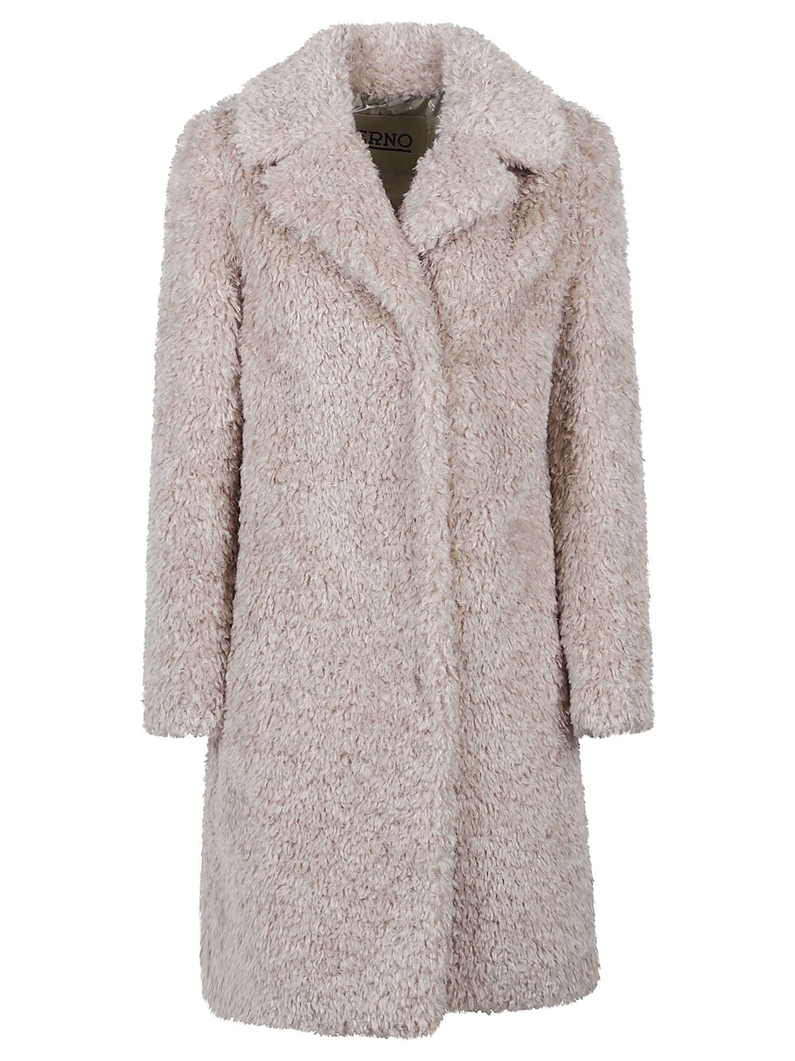 Herno Soft Faux Fur Long Coat