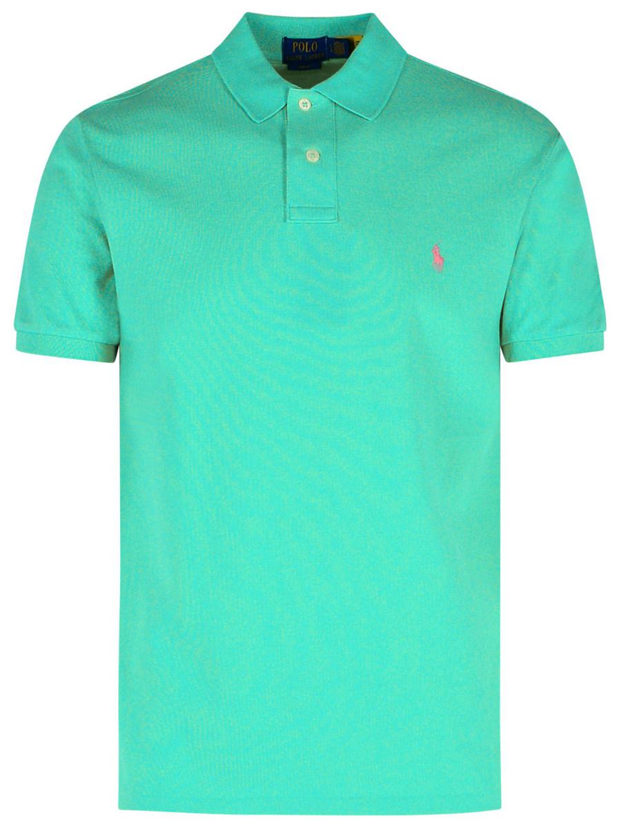 Polo Ralph Lauren Polo Shirt In Green Cotton