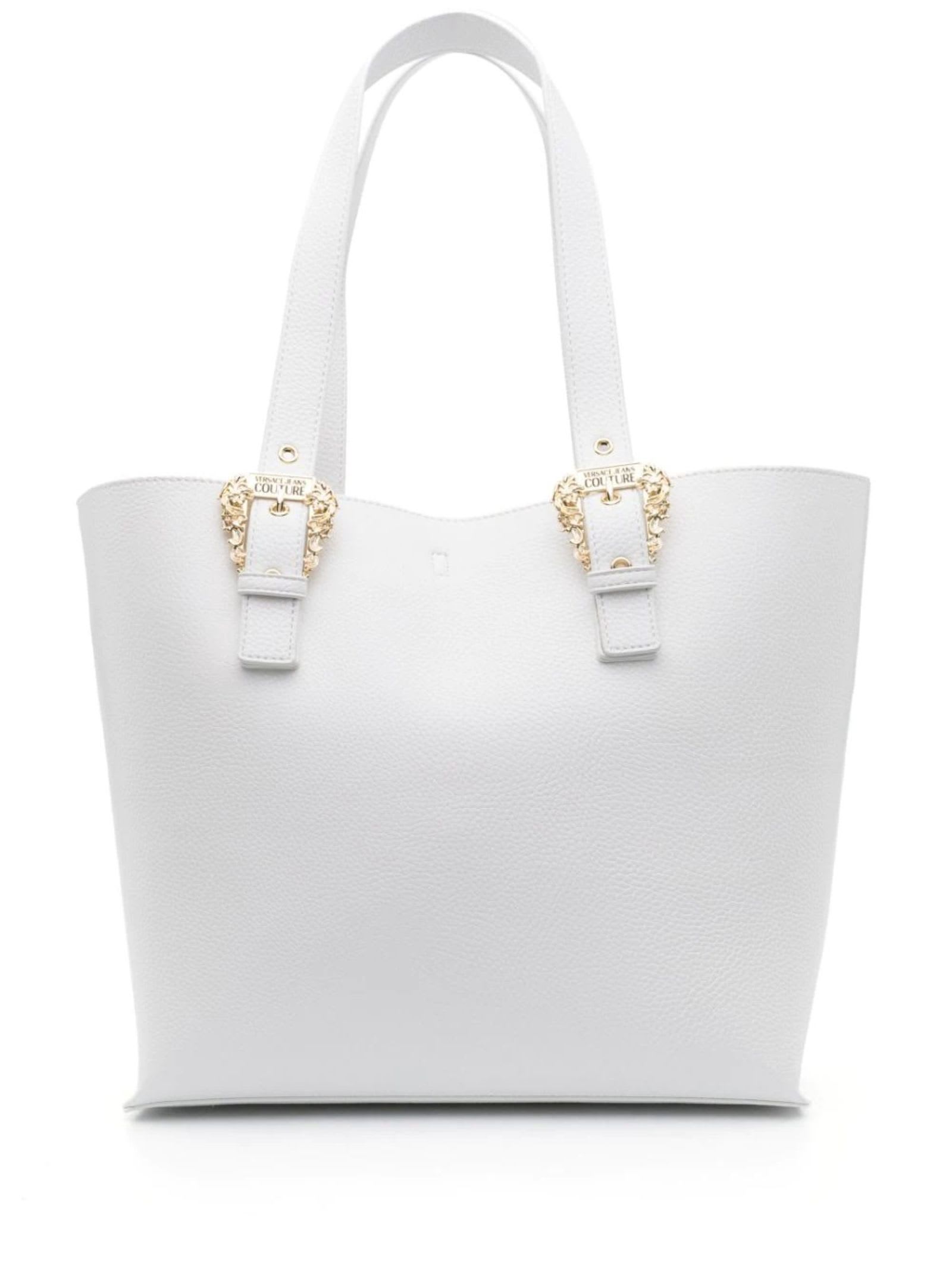 Versace Jeans Couture White Shopper Bag