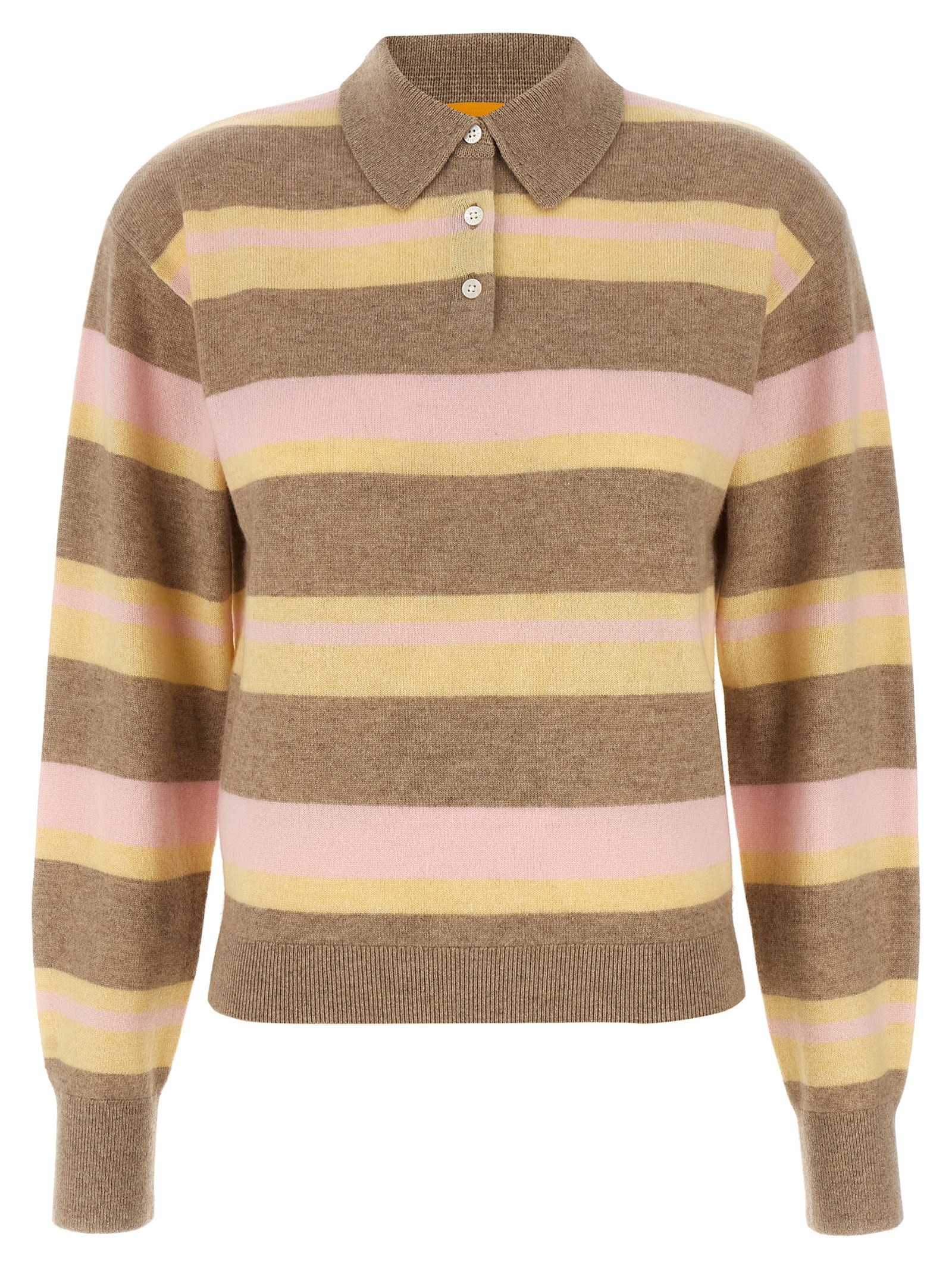 Guest in Residence collegiate Stripe Polo Shirt