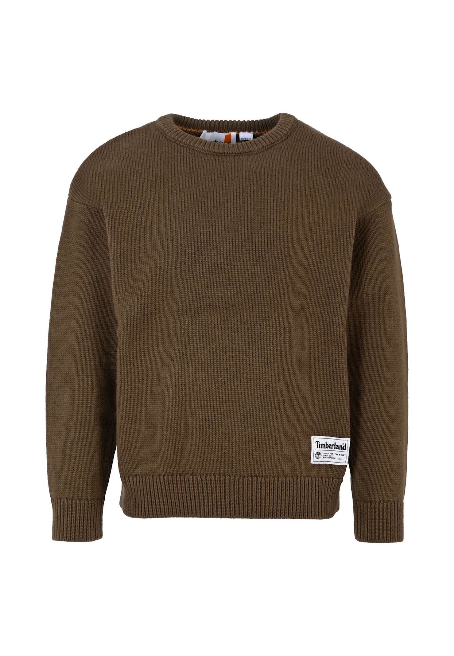 Timberland Green Sweater For Boy With Logo
