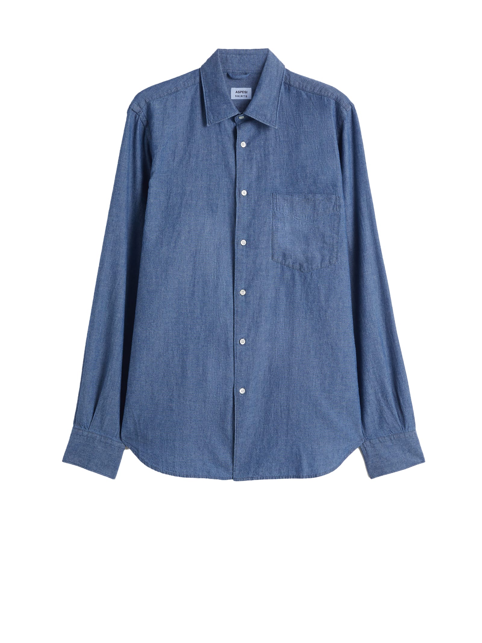 Aspesi Denim Shirt With Pocket