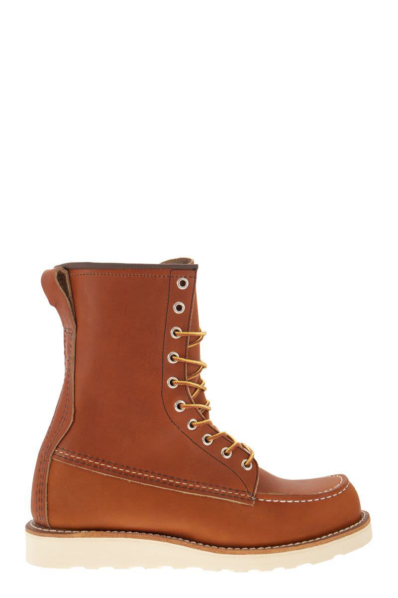 Red Wing Shoes 经典莫卡辛 - 高帮皮革系带靴