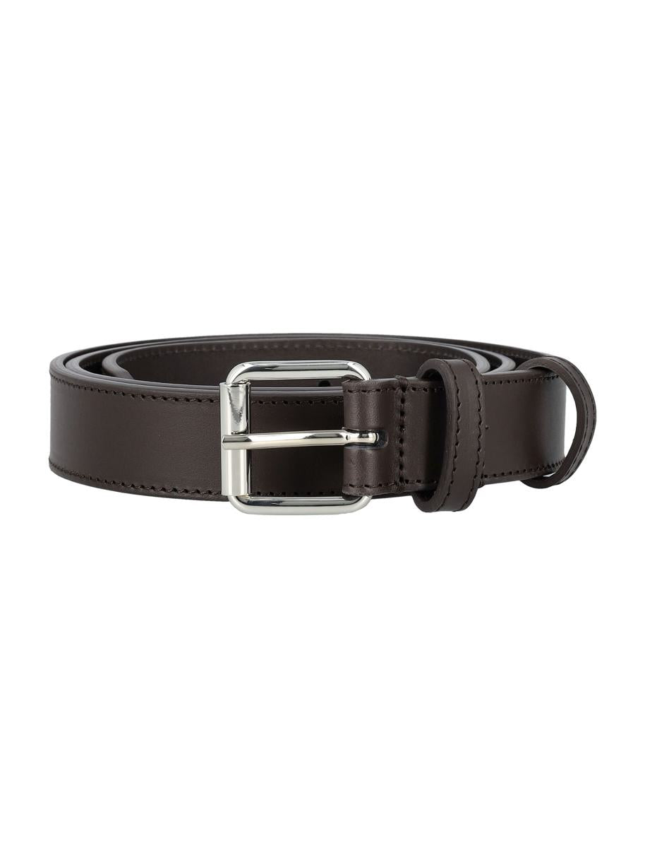 Comme Des Garçons Leather Buckle Belt