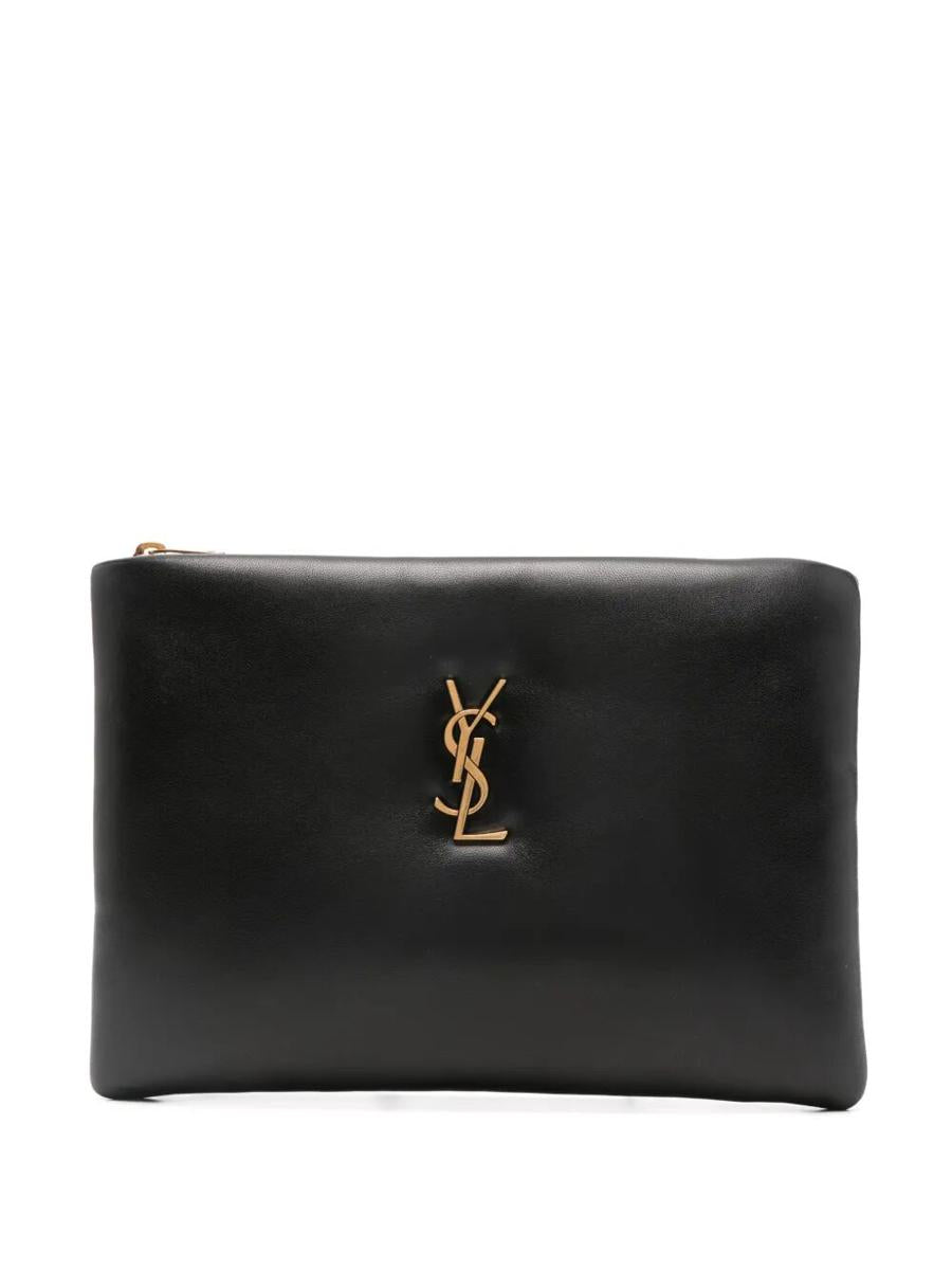 Saint Laurent Calypso Small Pouch In Lambskin Bags