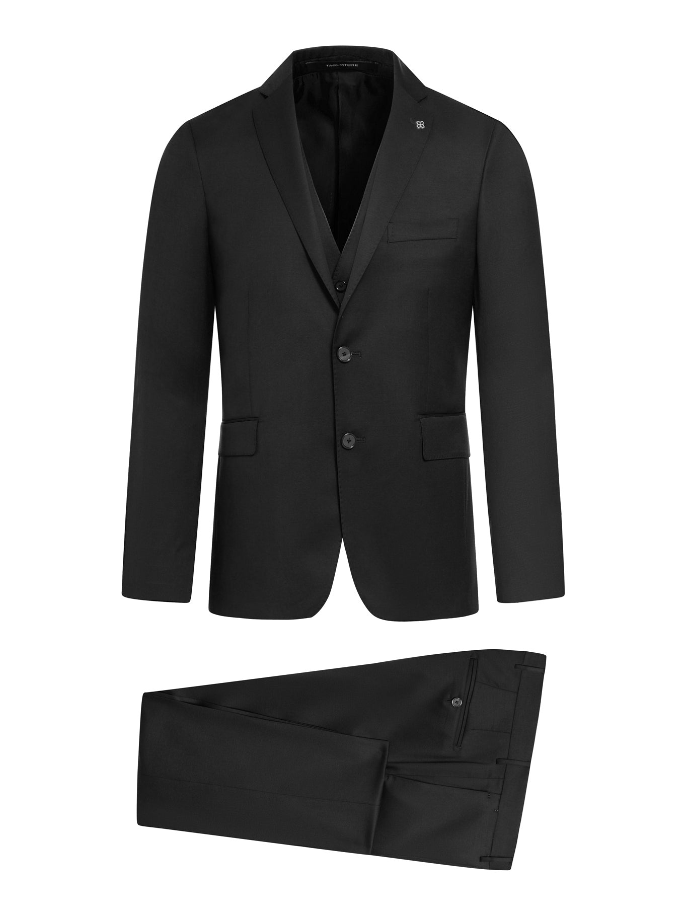 TAILORED WOOL SUIT WITH VEST - Tagliatore - Man