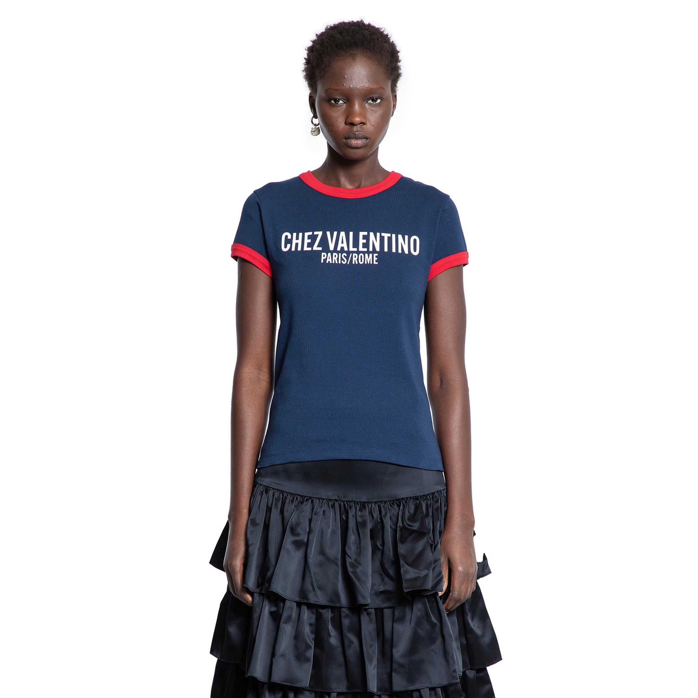 Chez Valentino Cotton Jersey T-Shirt