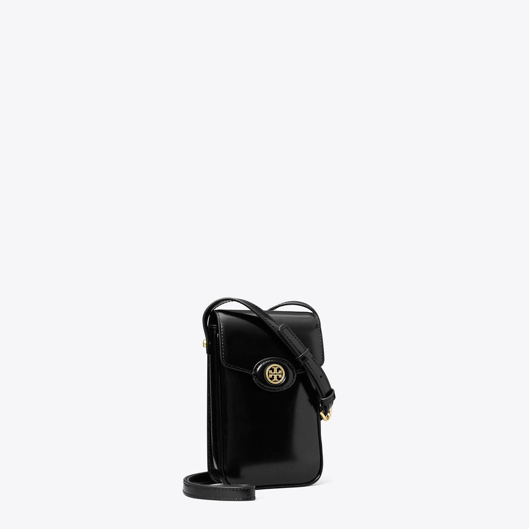 Tory Burch Robinson Spazzolato Phone Crossbody