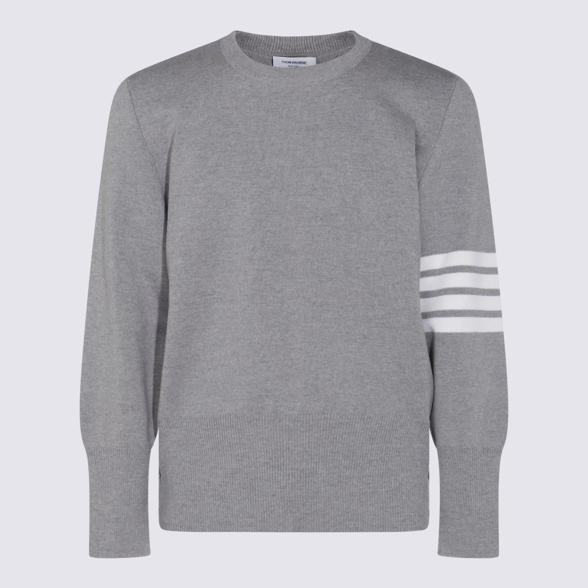 Thom Browne Grey Wool Knitwear