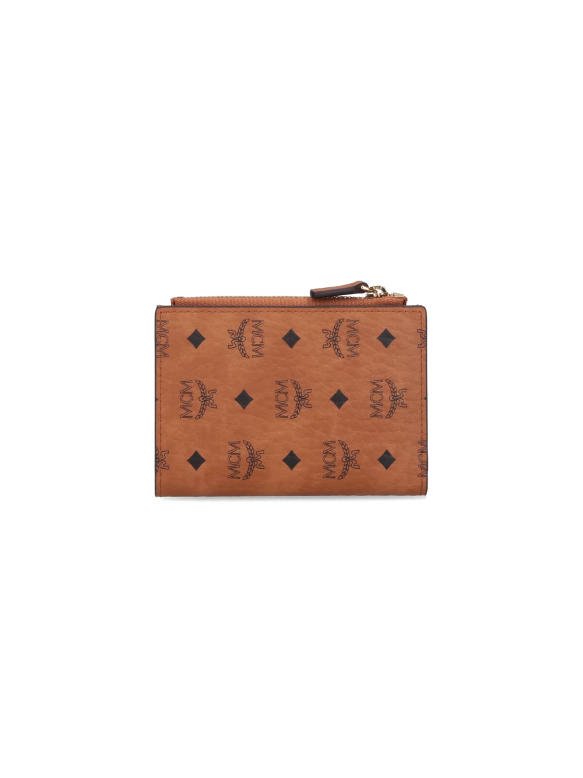MCM Logo Zip Wallet