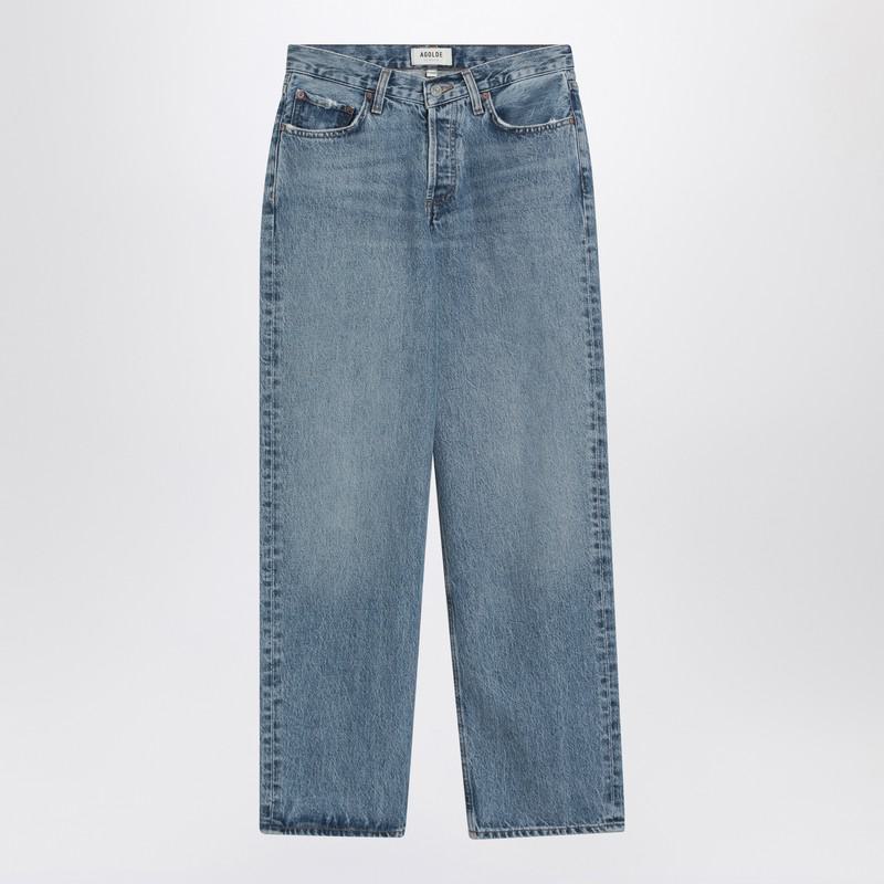 Agolde V-Waist Baggy Jeans Fairway Coloured