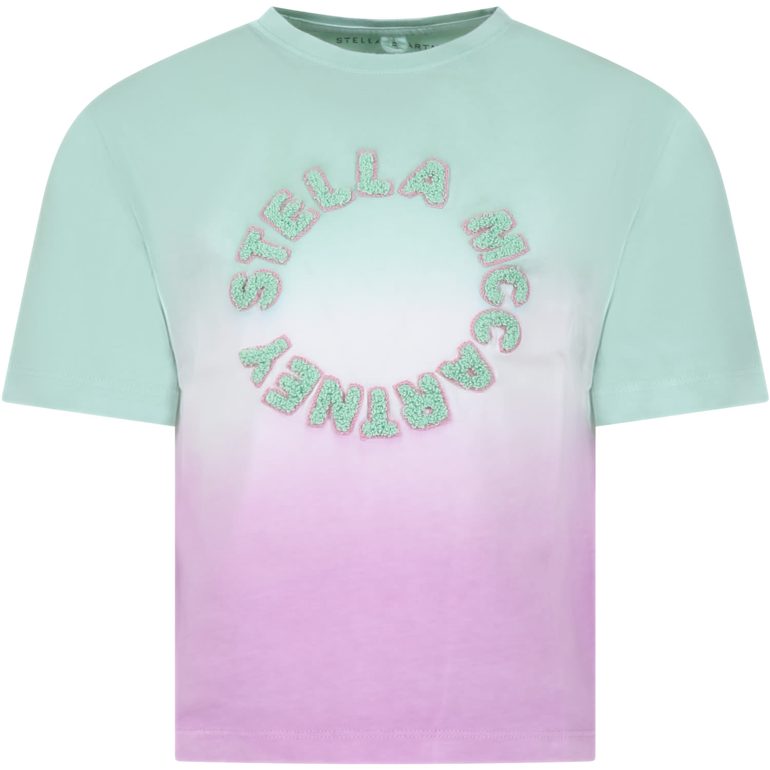Stella McCartney Kids Multicolored T-shirt For Girl With Logo