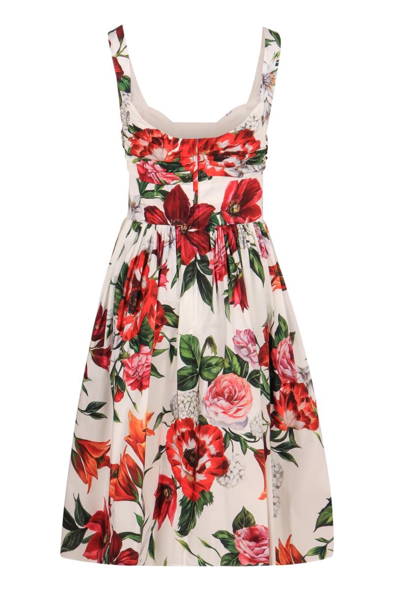 Dolce & Gabbana 印花棉质连衣裙