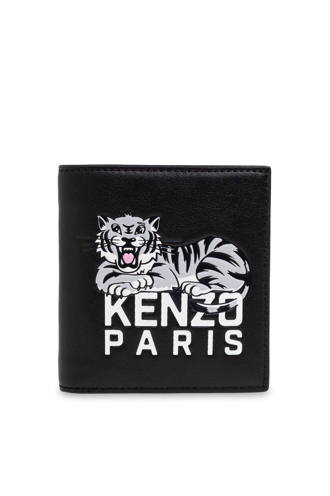 Kenzo Varsity Logo Detailed Mini Wallet