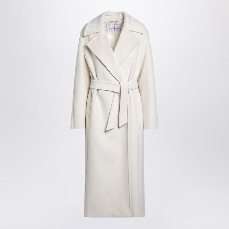 Max Mara White Blend Dressing Gown Coat