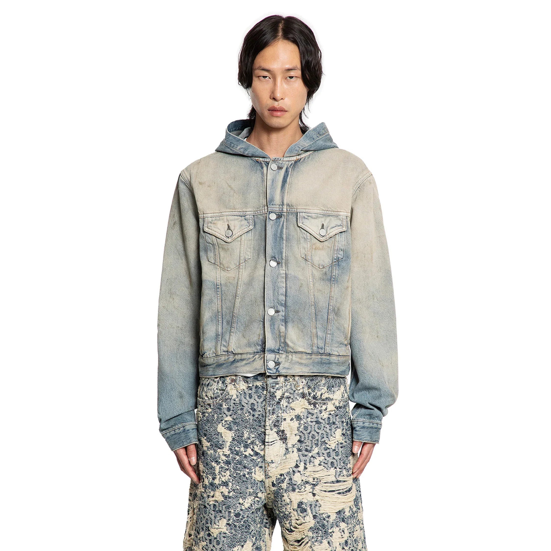Hooded Denim Jacket