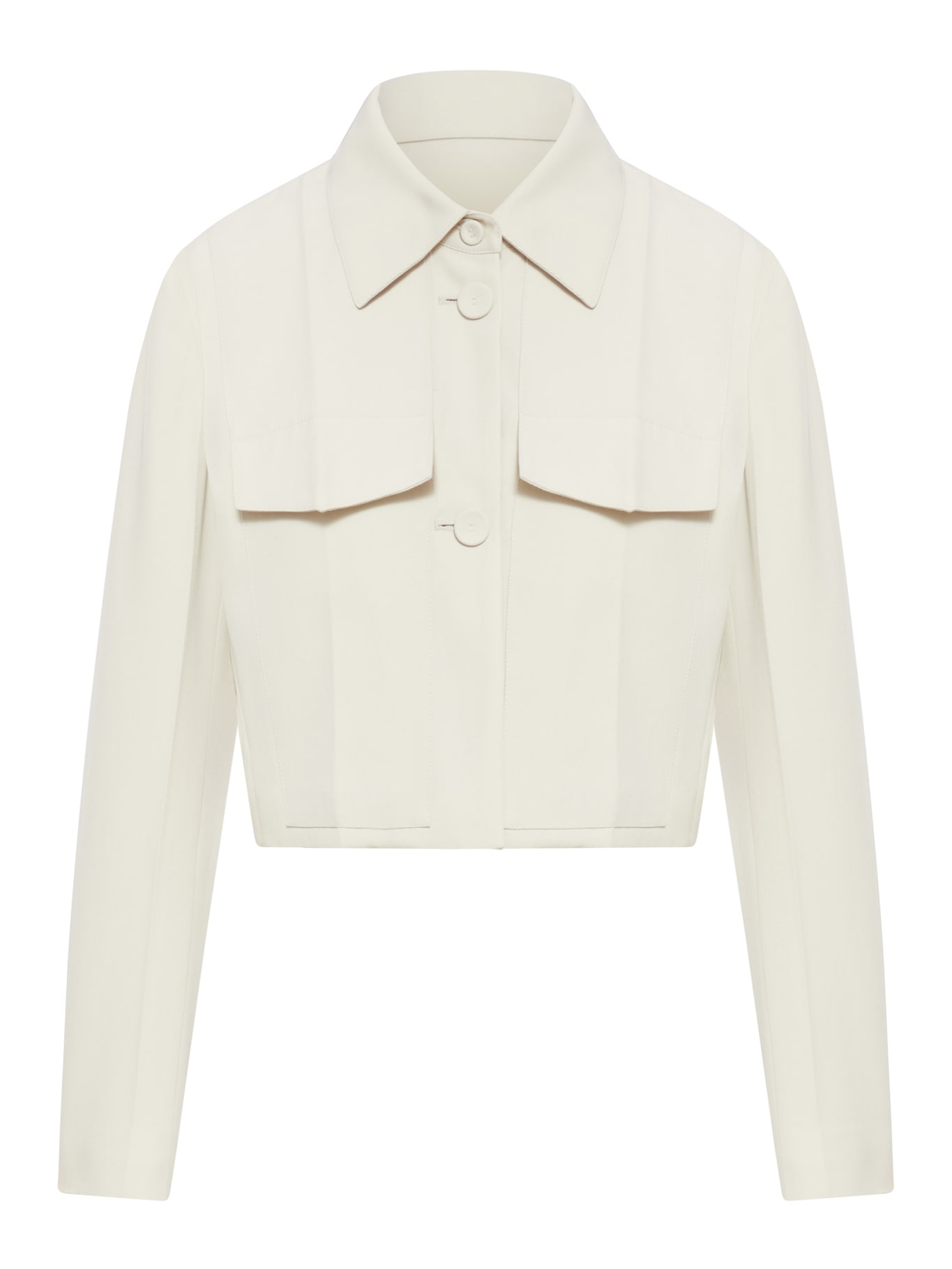 Fendi Blouson Wool Cotton Trench Coat