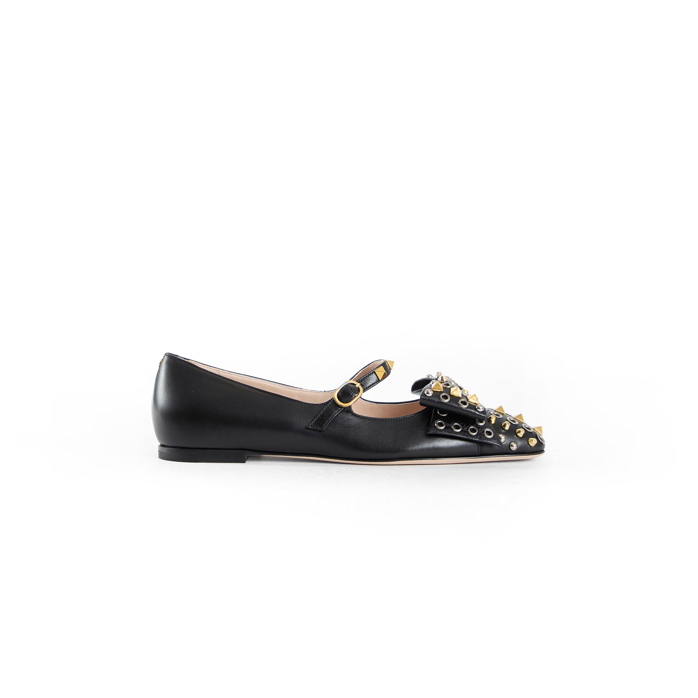 Mary-Jane Bowow Ballerinas With Studs
