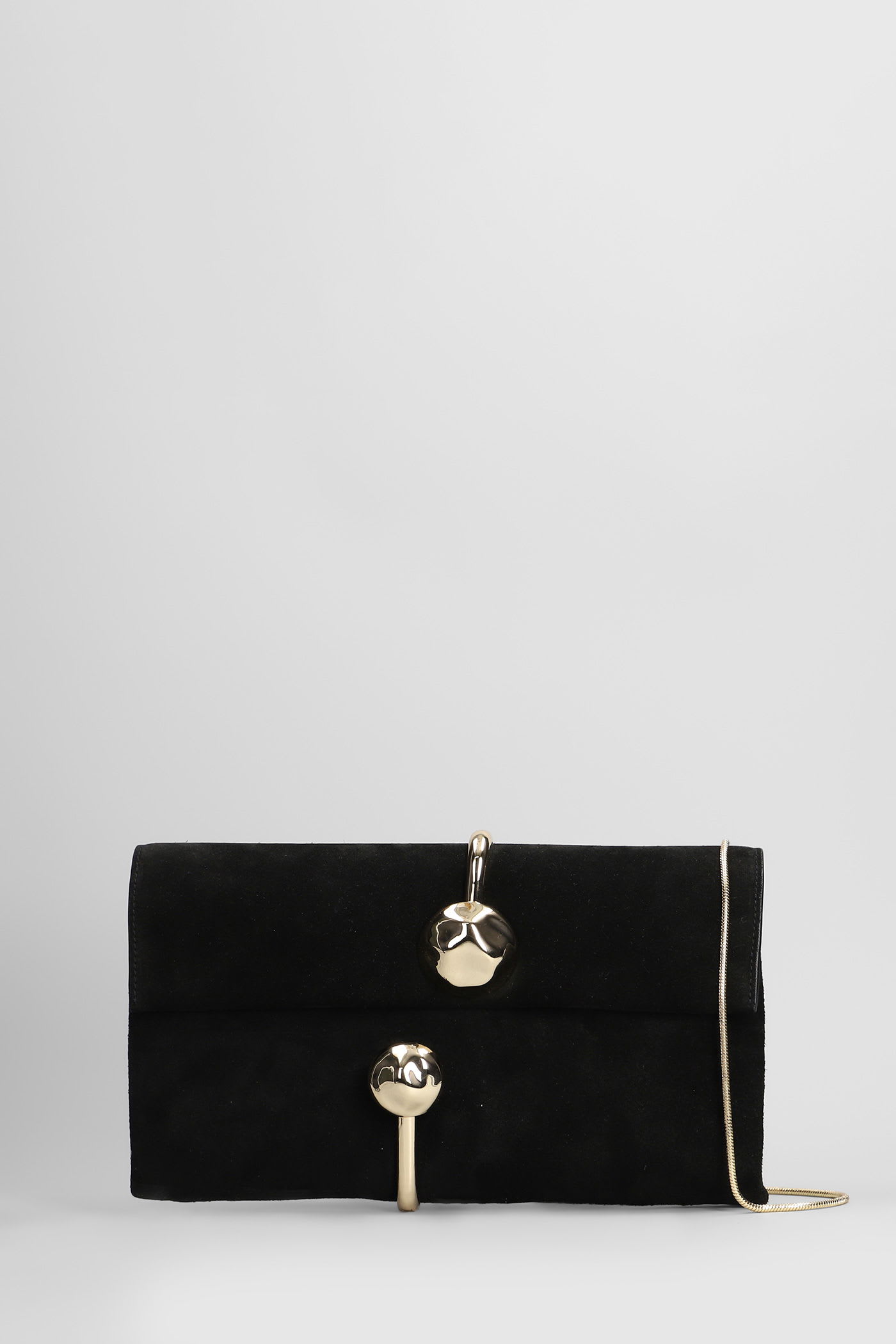 Simkhai Amaya Clutch In Black Leather