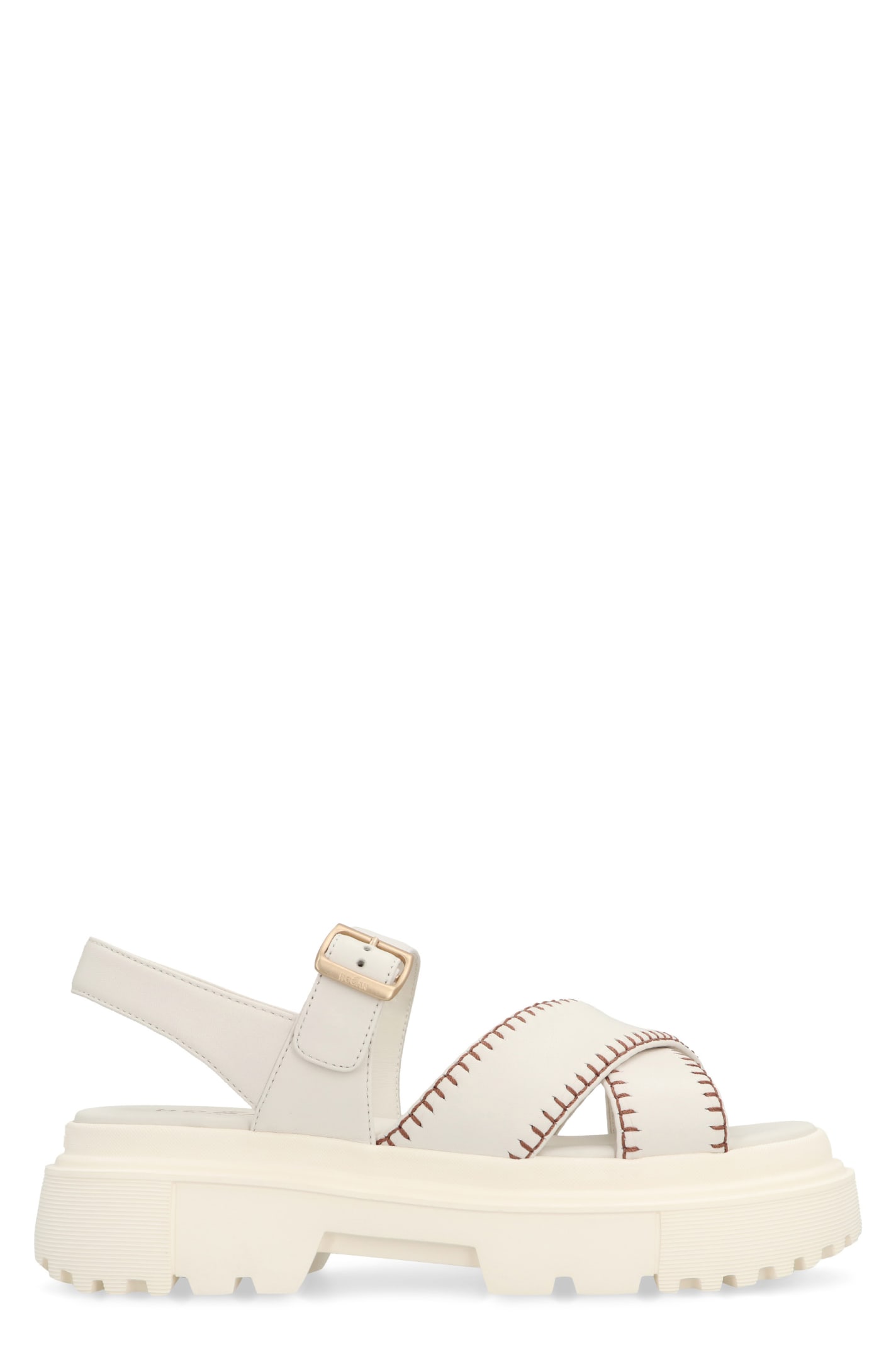Hogan Leather Sandal