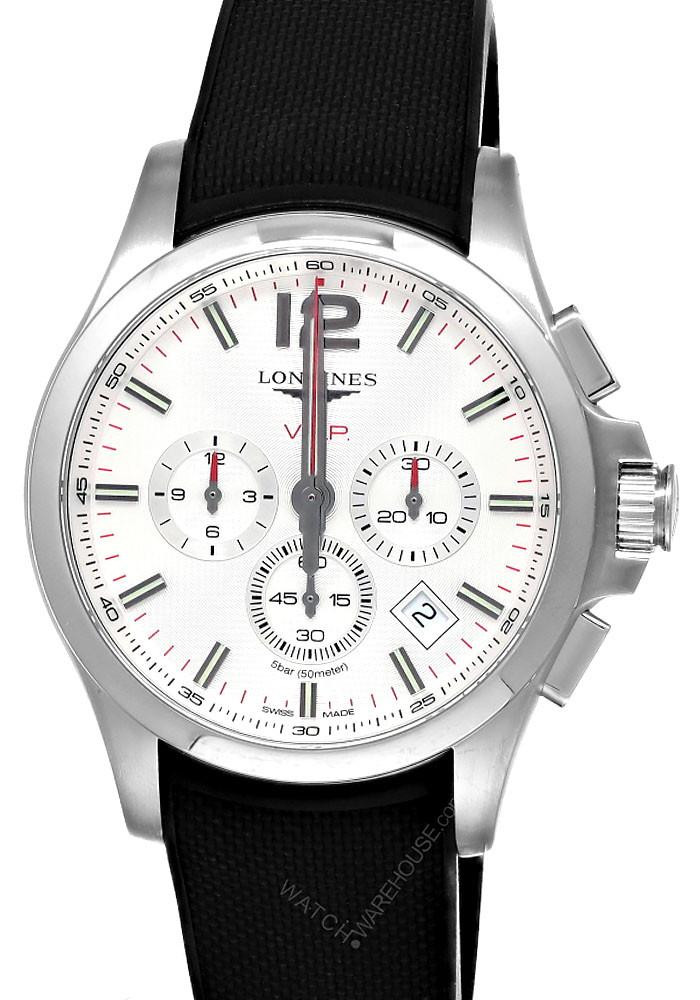 LONGINES Conquest V.H.P. Quartz 42MM Men's Watch L3.727.4.76.9 / L37274769