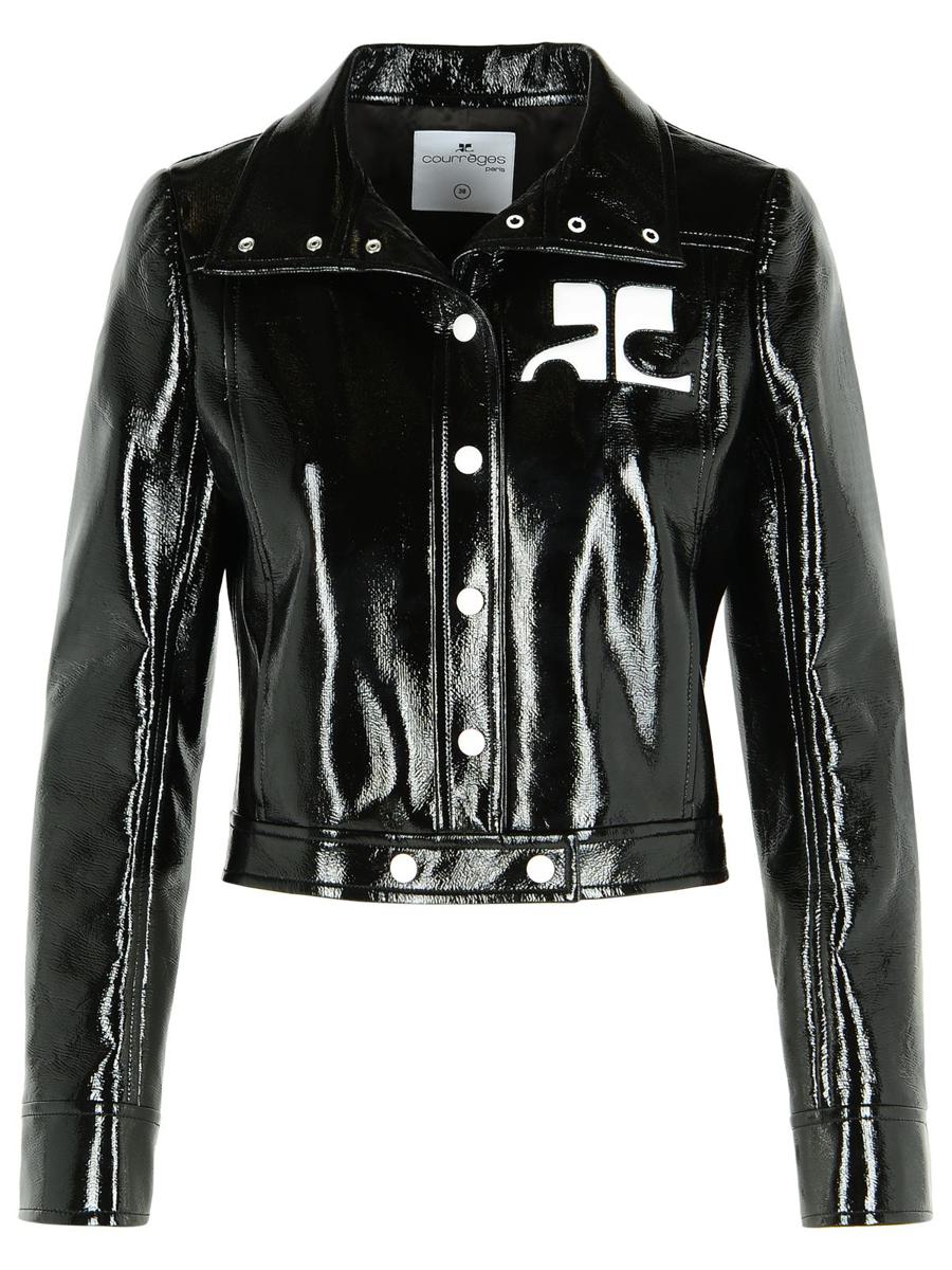 Courrèges 'Reedition' Black Cotton Blend Jacket