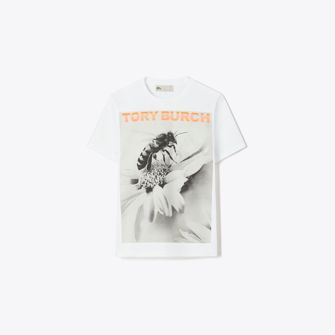 Tory Burch Printed Cotton T-Shirt
