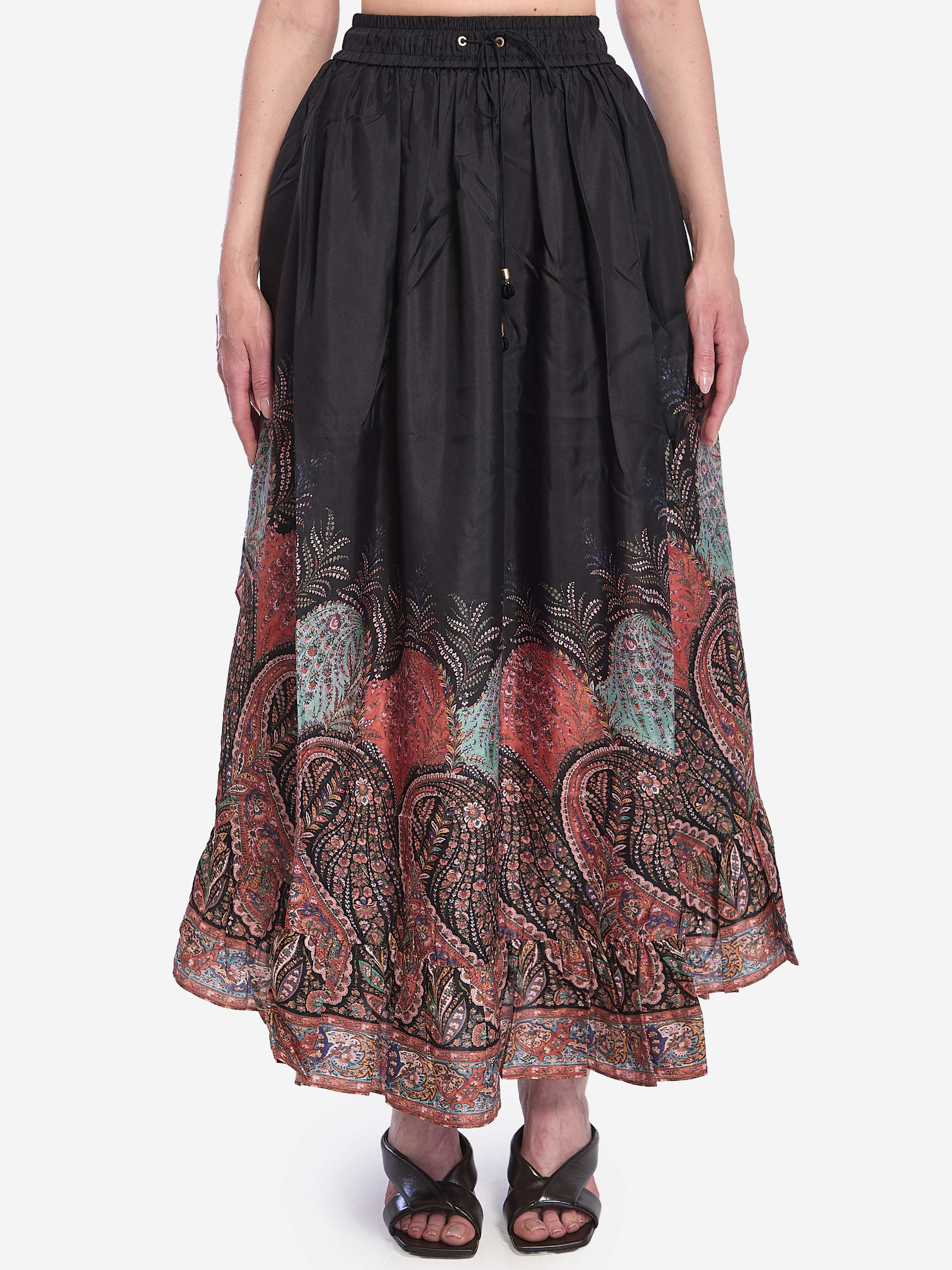Rhiannon Ruffle Maxi Skirt
