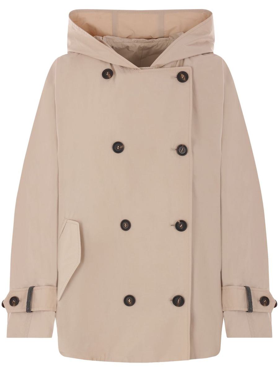 Brunello Cucinelli Cotton Blend Parka Coat