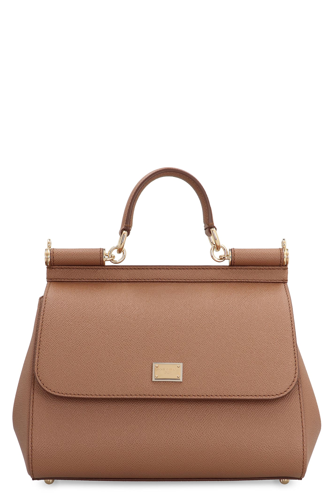Dolce & Gabbana Sicily Grande Leather Handbag