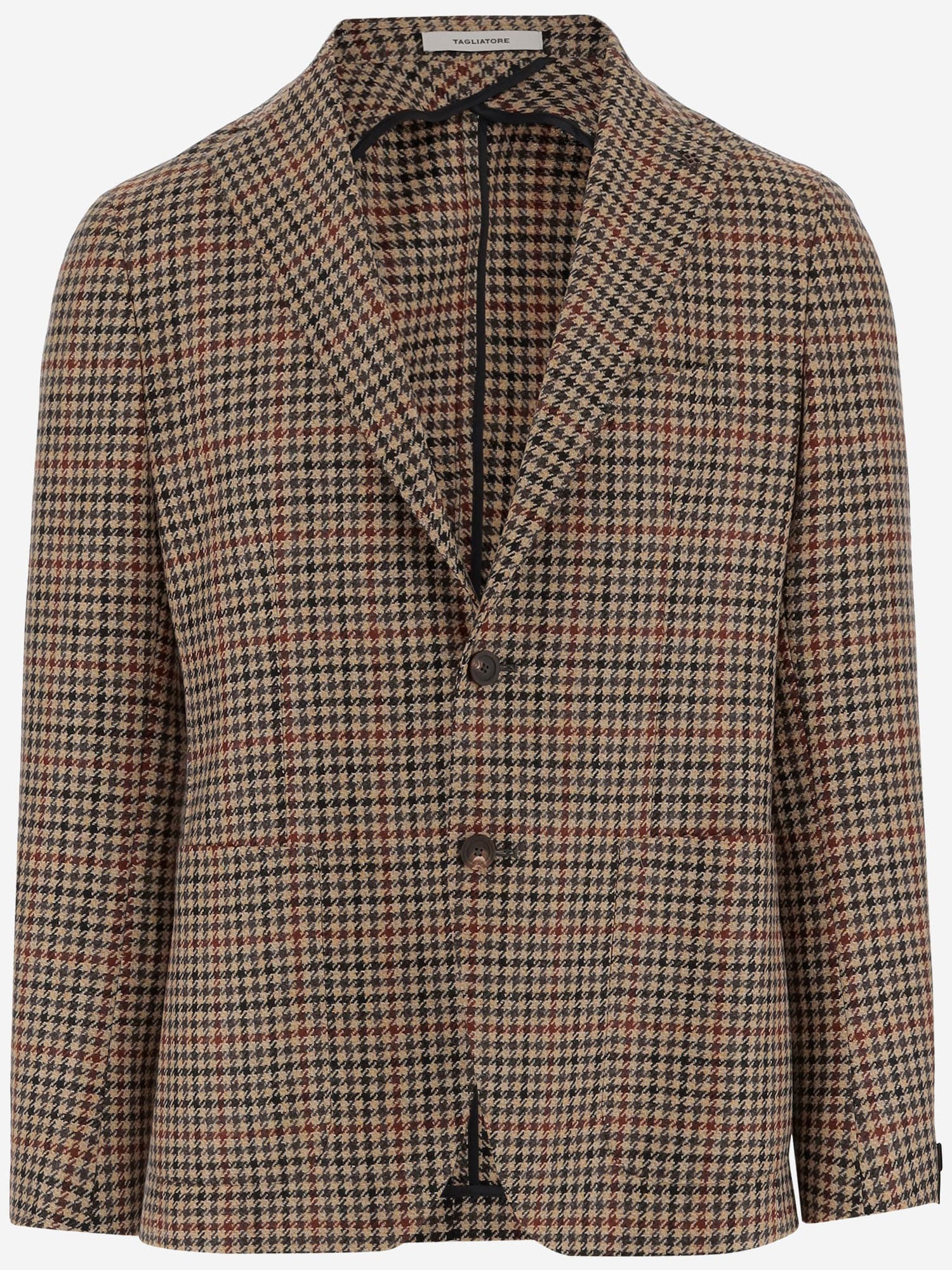 Tagliatore Wool And Cashmere Blend Single-breasted Jacket