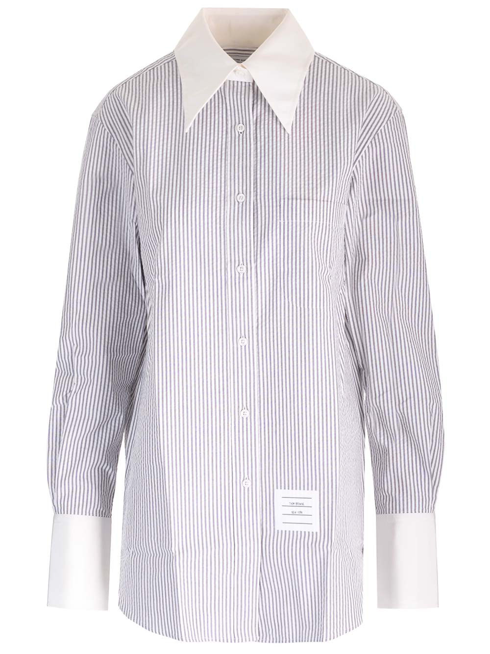 Thom Browne Seersucker Long Shirt