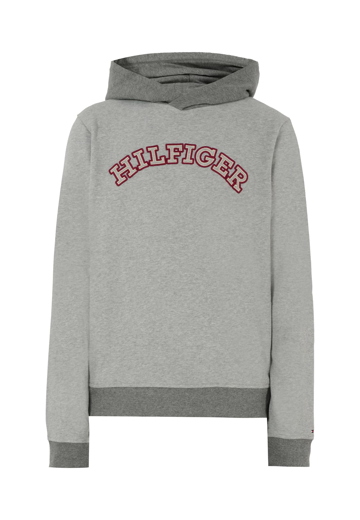 Tommy Hilfiger Grey Sweatshirt For Kids With Logo