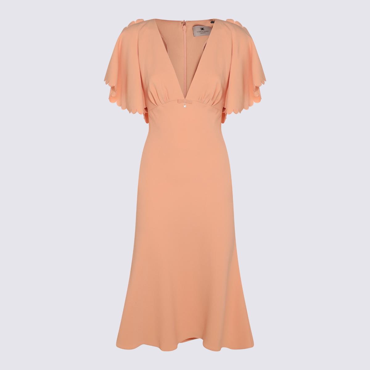 Elisabetta Franchi Pink Rose Dress