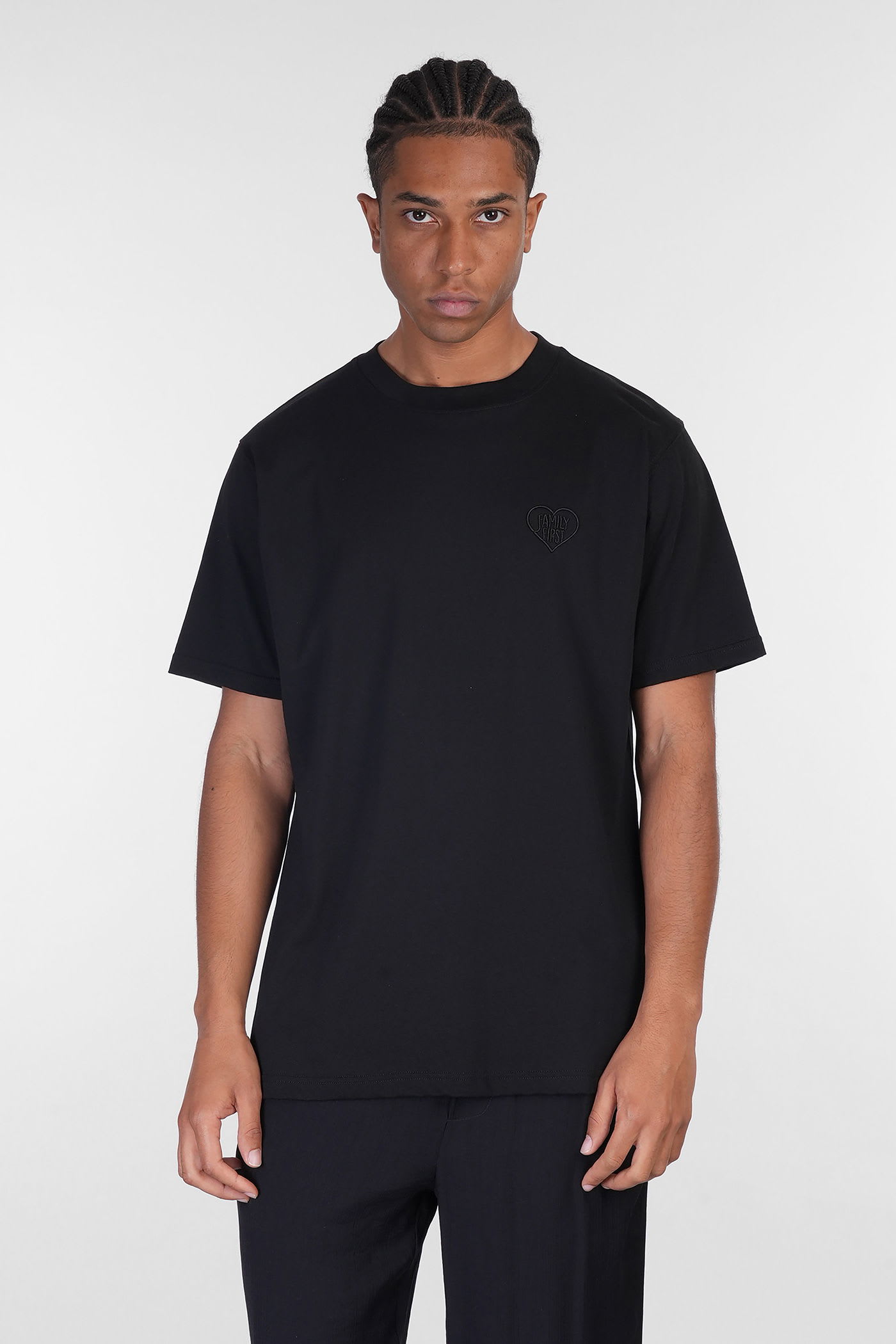 Family First Milano T-shirt In Black Cotton