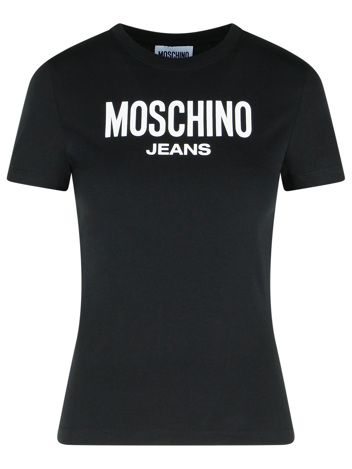 M05CH1N0 Jeans Black Cotton T-shirt