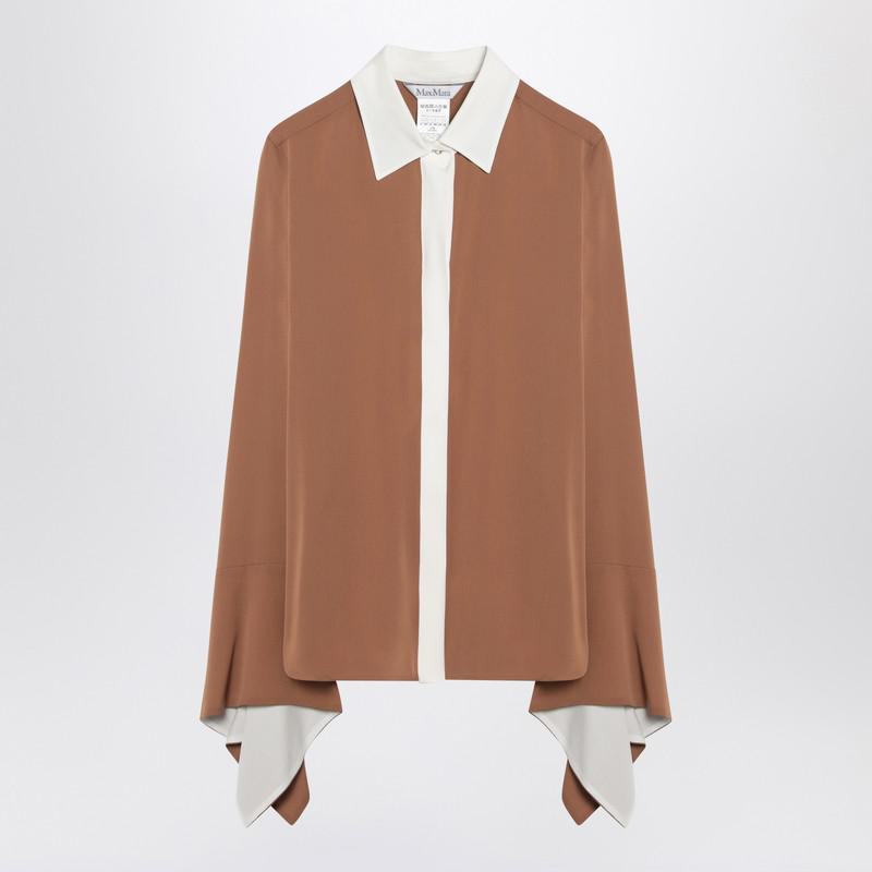 Max Mara Camel Colour-Block Shirt